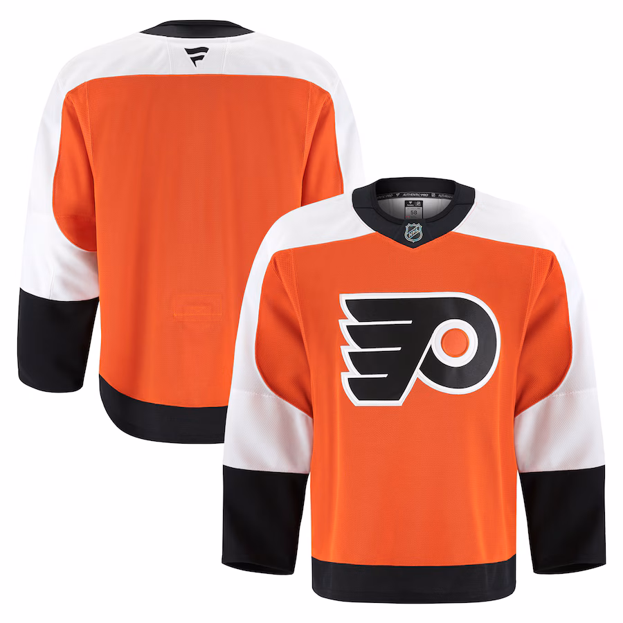 Men's Philadelphia Flyers Fanatics Orange Home Authentic Pro Jersey - Ujersey Shop
