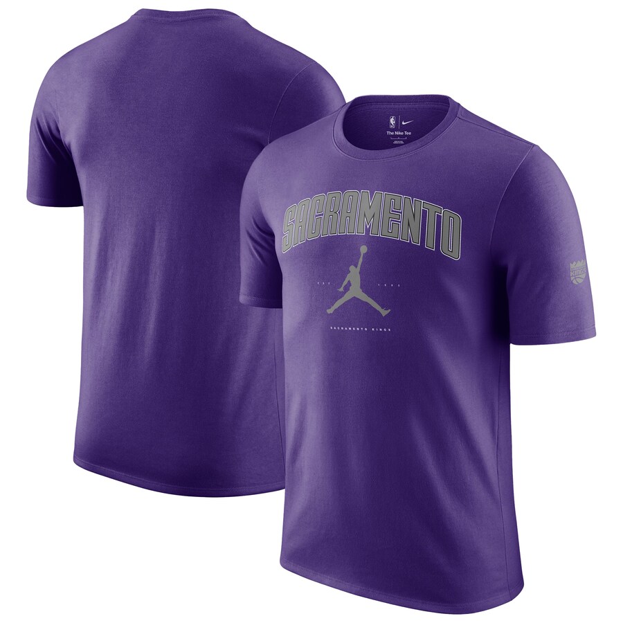 Unisex Sacramento Kings Jordan Brand Purple Essential Cities T-Shirt - Ujersey Shop