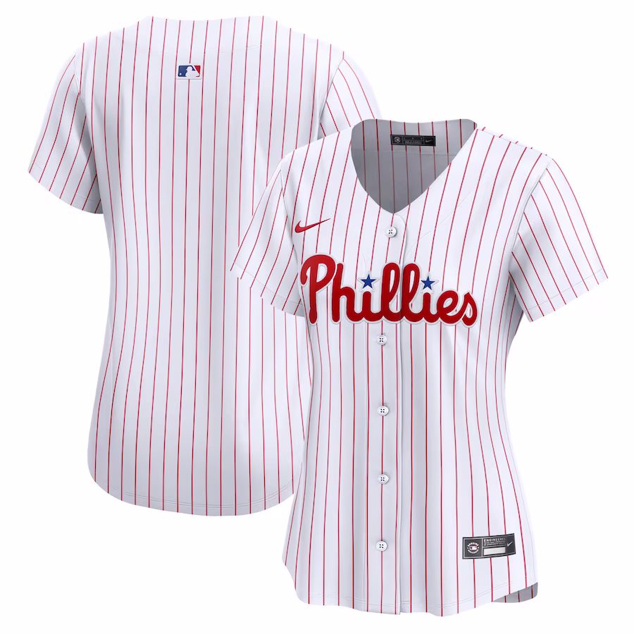 Women's Philadelphia Phillies Nike White Home Limited Jersey - Ujersey Shop