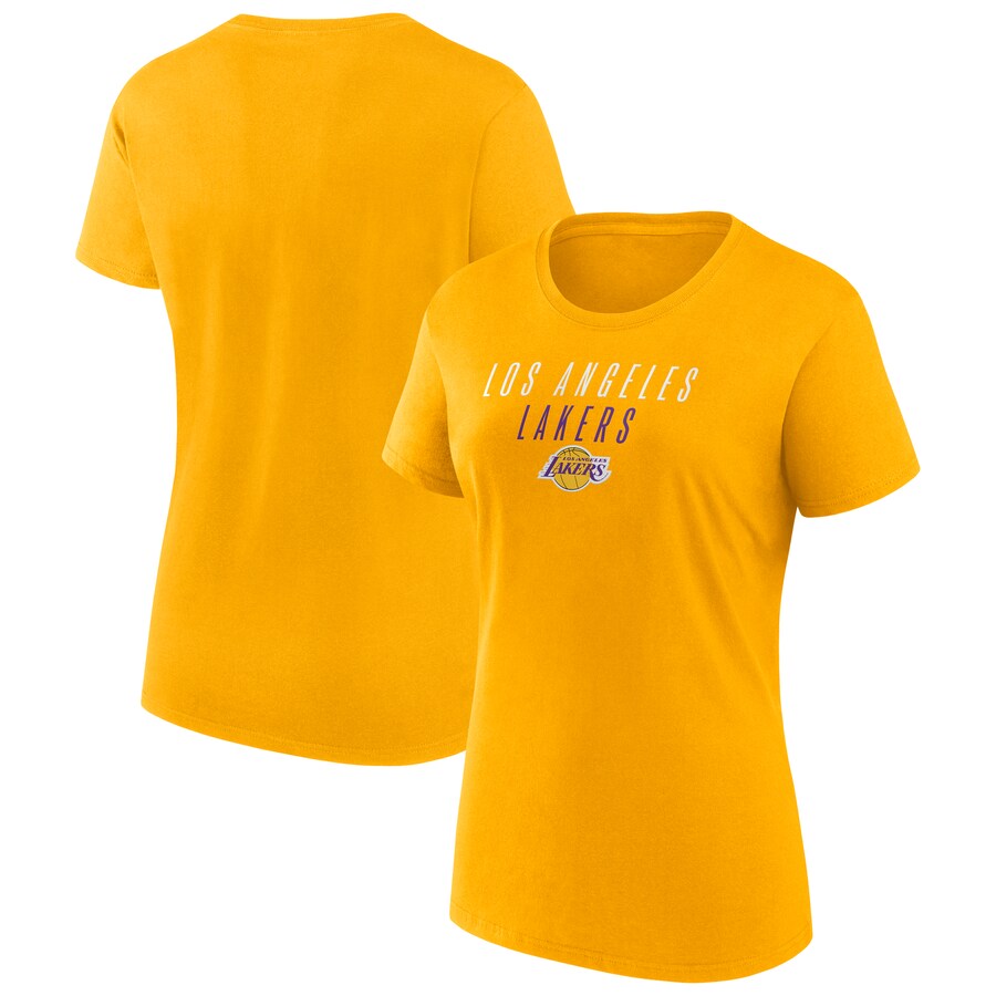 Women's Los Angeles Lakers  Fanatics Gold T-Shirt - Ujersey Shop