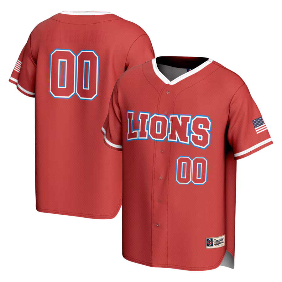 Loyola Marymount Lions GameDay Greats Youth NIL Pick-A-Player Lightweight Baseball Jersey - Red - Ujersey Shop