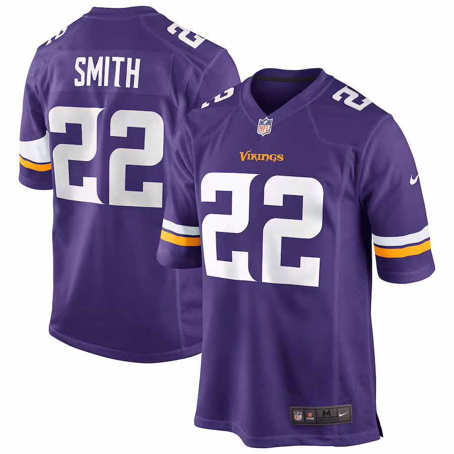 Men's Minnesota Vikings Harrison Smith Nike Purple Game Jersey - Ujersey Shop