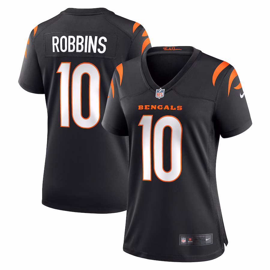Women's Cincinnati Bengals Brad Robbins Nike  Black Team Game Jersey - Ujersey Shop