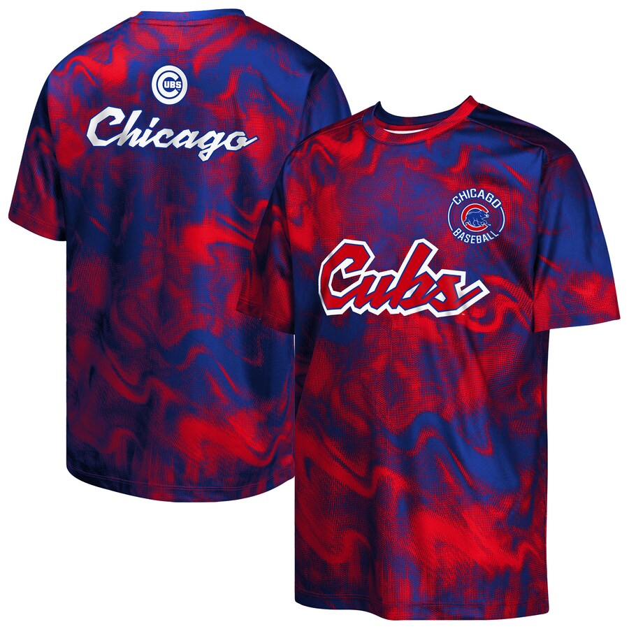 Youth Chicago Cubs Royal/Red Pinch Hitter T-Shirt - Ujersey Shop