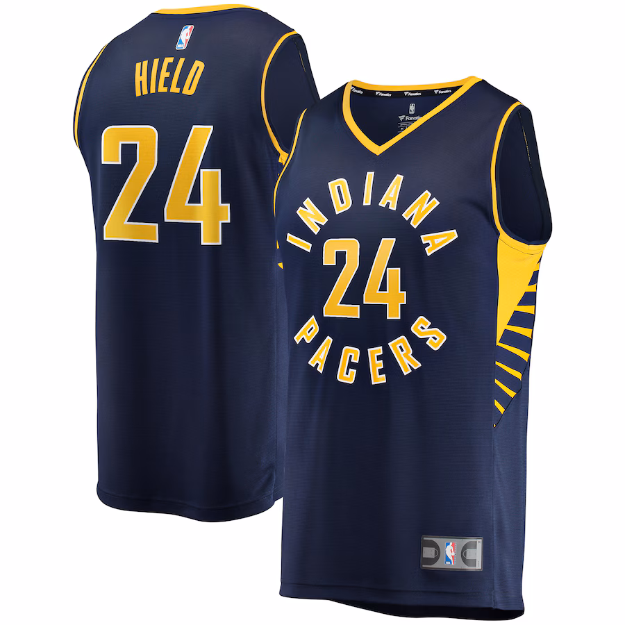 Men's Indiana Pacers Buddy Hield Fanatics Navy Fast Break Replica Jersey - Icon Edition - Ujersey Shop