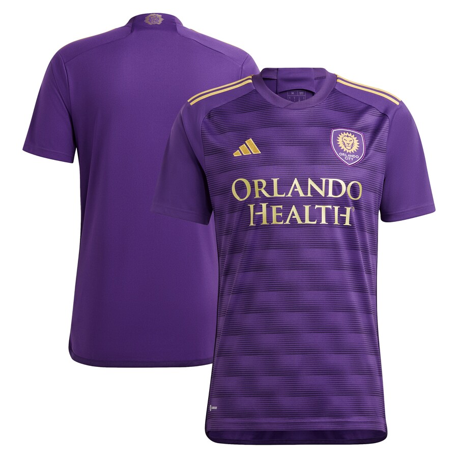 Men's Orlando City SC adidas Purple 2023 The Wall Kit Replica Jersey - Ujersey Shop