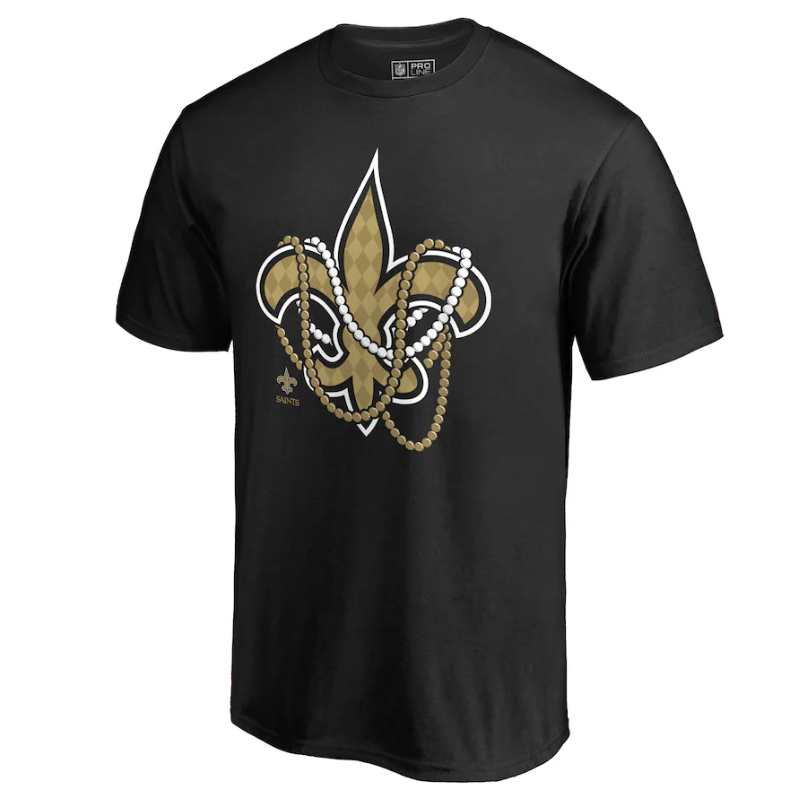 Men's New Orleans Saints Alvin Kamara Nike Black Name & Number T-Shirt - Ujersey Shop