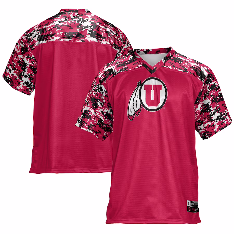 Utah Utes GameDay Greats Football Jersey - Red - Ujersey Shop