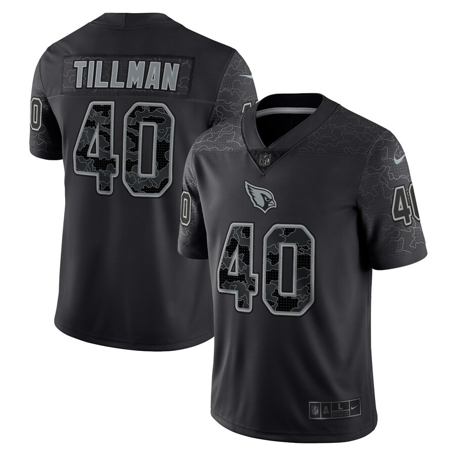 Men's Arizona Cardinals Pat Tillman Nike Black Retired Player RFLCTV Limited Jersey - Ujersey Shop