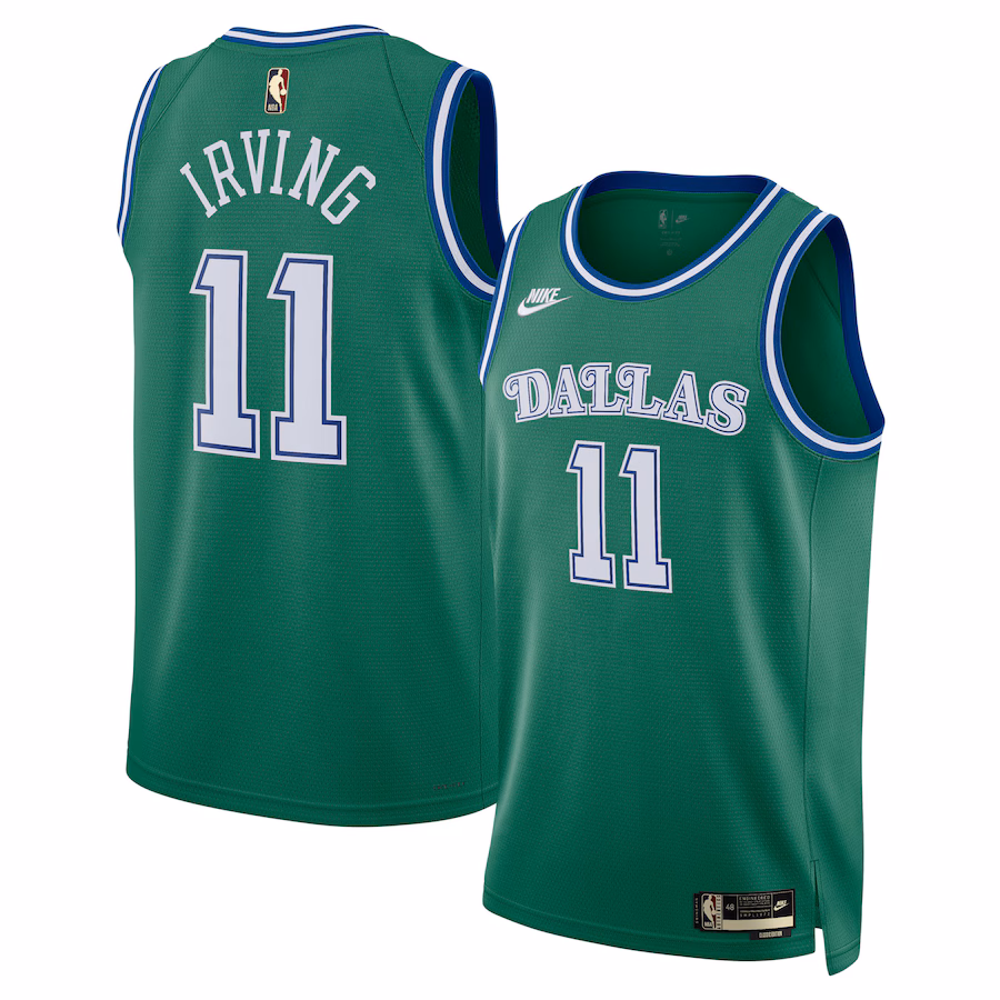 Unisex Dallas Mavericks Kyrie Irving Nike Green Swingman Jersey - Classic Edition - Ujersey Shop