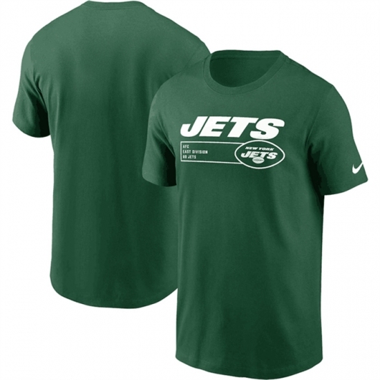 Men's New York Jets Green Division Essential T Shirt - Ujersey Shop