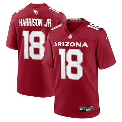 Men's Arizona Cardinals Marvin Harrison Jr. Nike Cardinal Player Game Jersey - Ujersey Shop