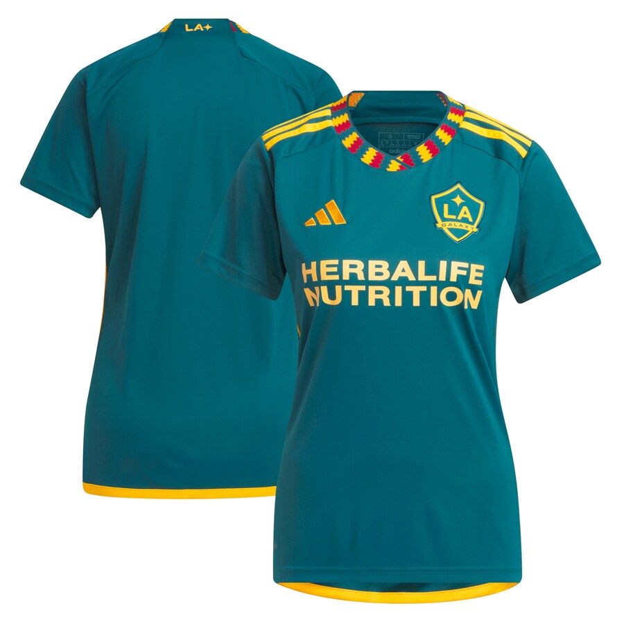 Women's LA Galaxy adidas Green 2023 LA Kit Replica Jersey - Ujersey Shop