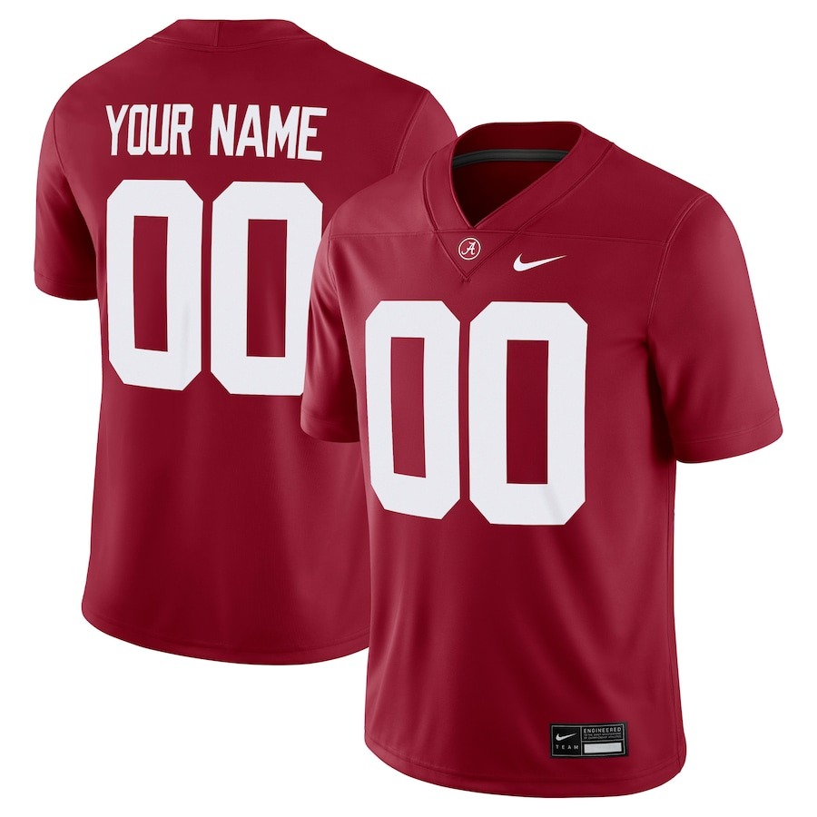 Alabama Crimson Tide Nike Football Custom Game Jersey - Crimson - Ujersey Shop