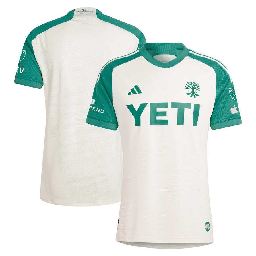 Men's Austin FC  adidas Tan 2024 The Armadillo Kit Authentic Jersey - Ujersey Shop