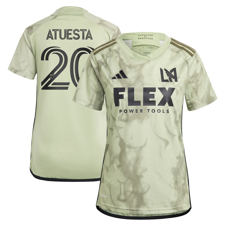Women's LAFC Eduard Atuesta adidas Green 2024 Smokescreen Replica Player Jersey - Ujersey Shop