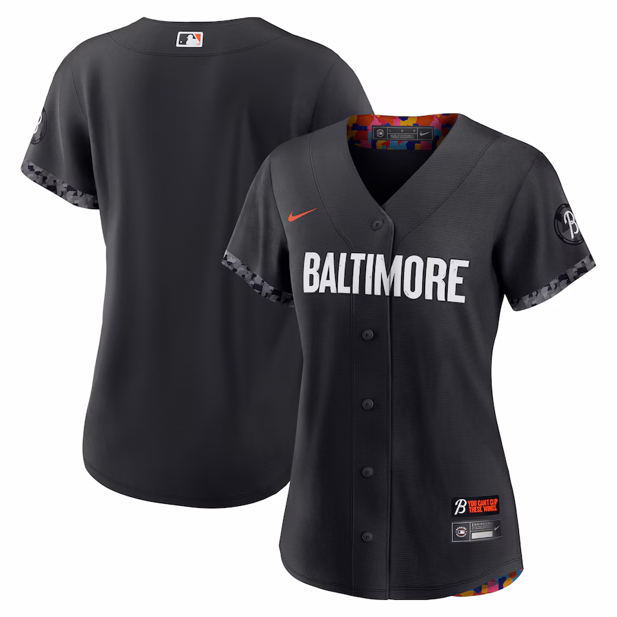 Women's Baltimore Orioles Nike Black City Connect Replica Jersey - Ujersey Shop