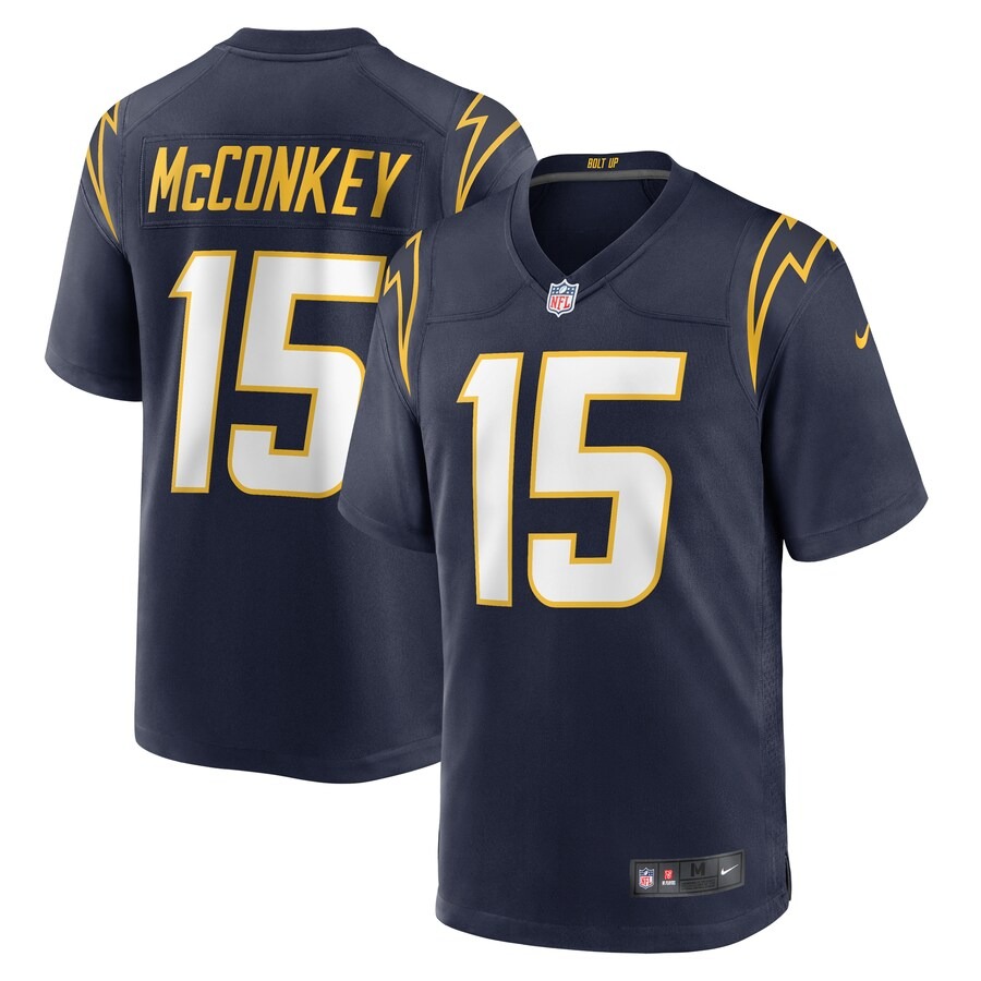 Men's Los Angeles Chargers Ladd McConkey Nike  Navy Alternate Game Jersey - Ujersey Shop