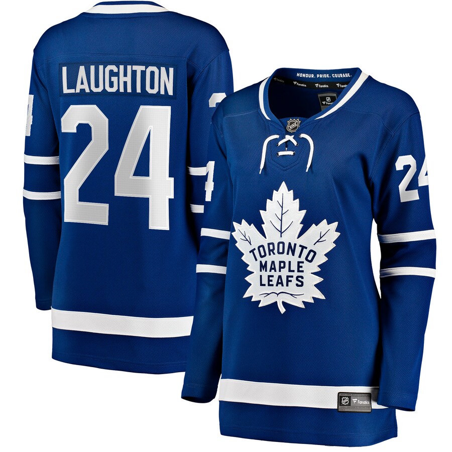 Women's Toronto Maple Leafs Scott Laughton Fanatics Blue Home Breakaway Player Jersey - Ujersey Shop