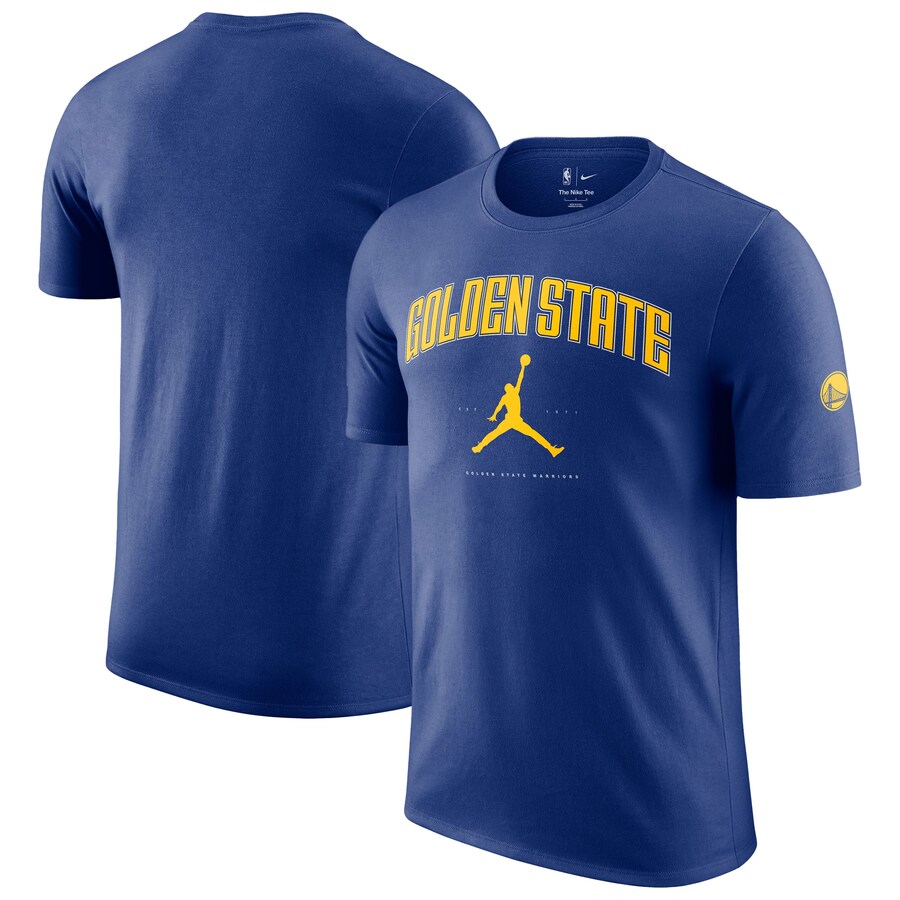 Unisex Golden State Warriors Jordan Brand Royal Essential Cities T-Shirt - Ujersey Shop