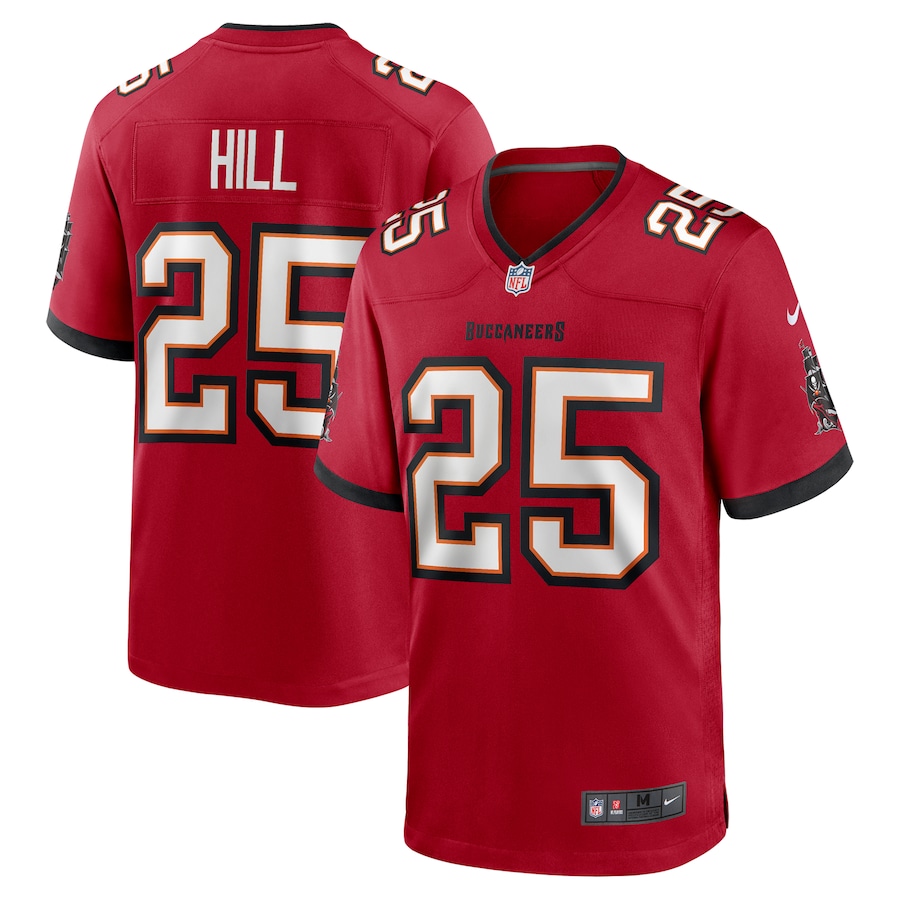 Men's Tampa Bay Buccaneers Troy Hill Nike Red Game Jersey - Ujersey Shop