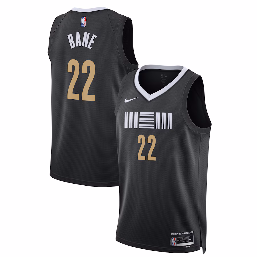 Unisex Memphis Grizzlies Desmond Bane Nike Black 2023/24 Swingman Jersey - City Edition - Ujersey Shop