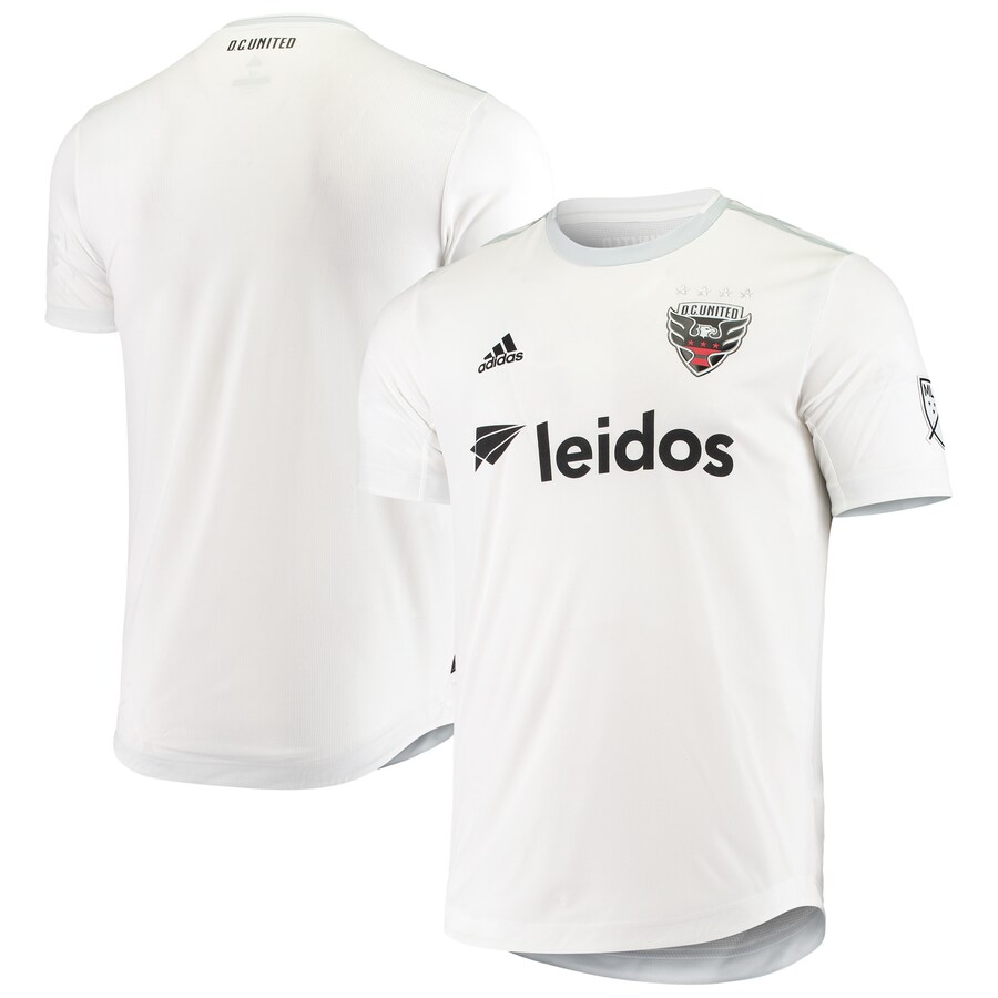 Men's D.C. United adidas White 2020 Authentic Away Jersey - Ujersey Shop