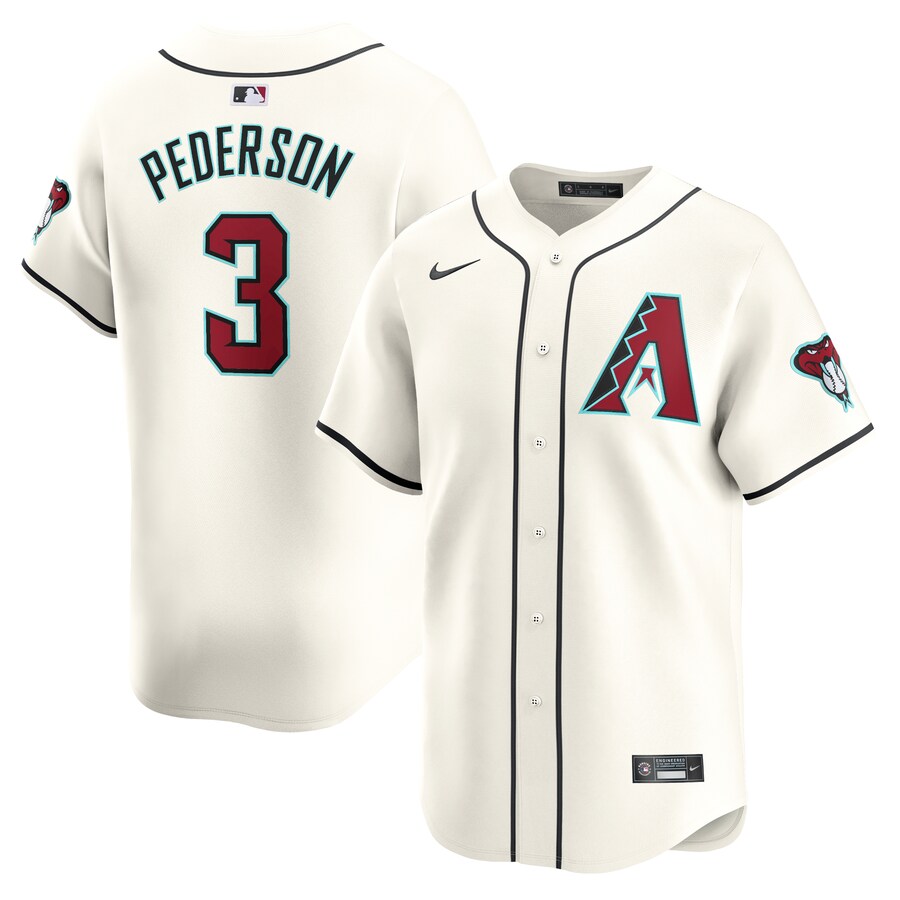 Men's Arizona Diamondbacks Joc Pederson Nike White Home Limited Player Jersey - Ujersey Shop
