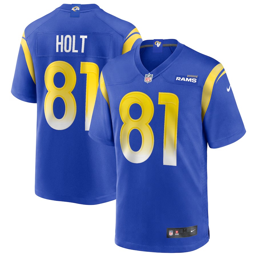 Men's Los Angeles Rams Torry Holt Nike Royal Game Retired Player Jersey - Ujersey Shop