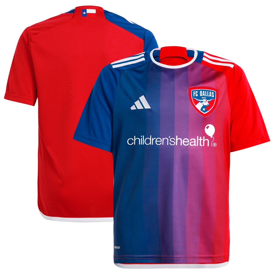 Youth FC Dallas  adidas Navy 2024 After Burner Replica Jersey - Ujersey Shop