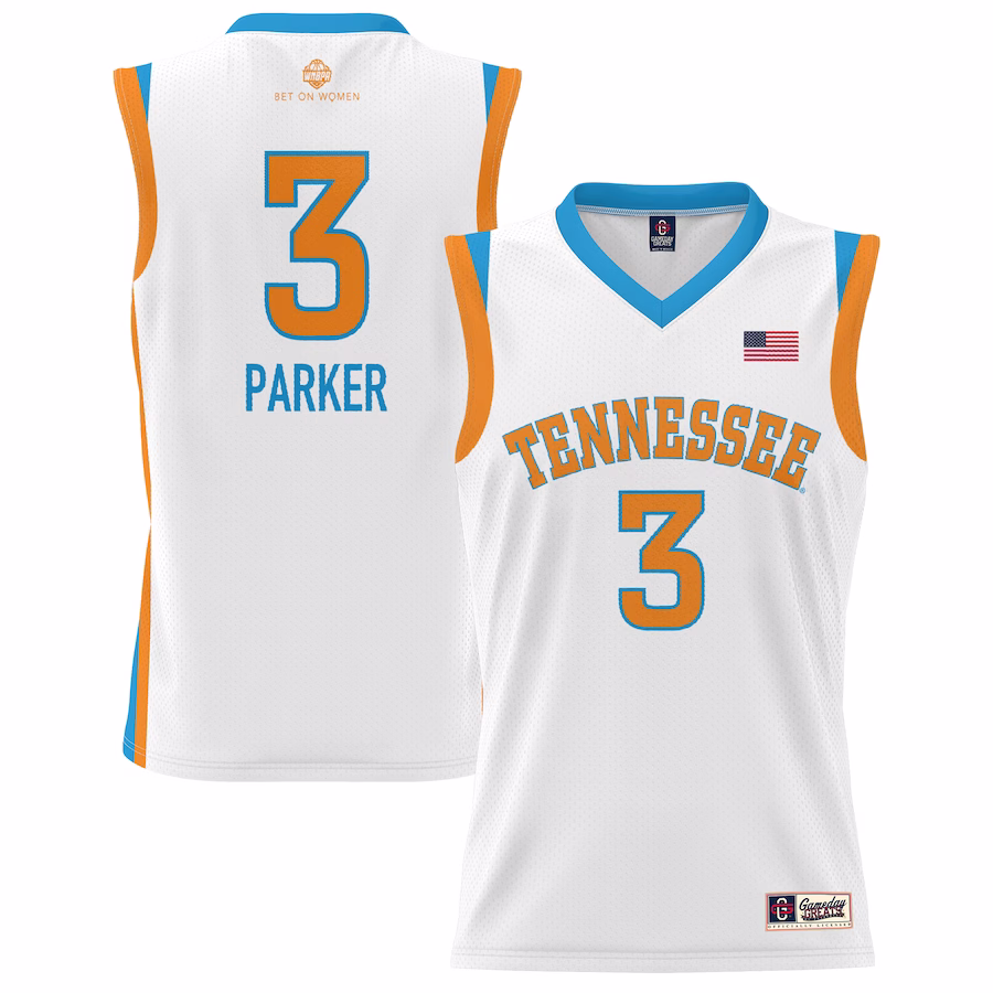 Candace Parker Tennessee Volunteers GameDay Greats Youth Lightweight Basketball Alumni Jersey - White - Ujersey Shop