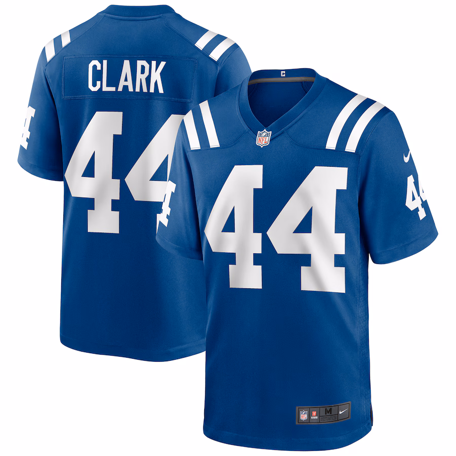 Men's Indianapolis Colts Dallas Clark Nike Royal Game Retired Player Jersey - Ujersey Shop