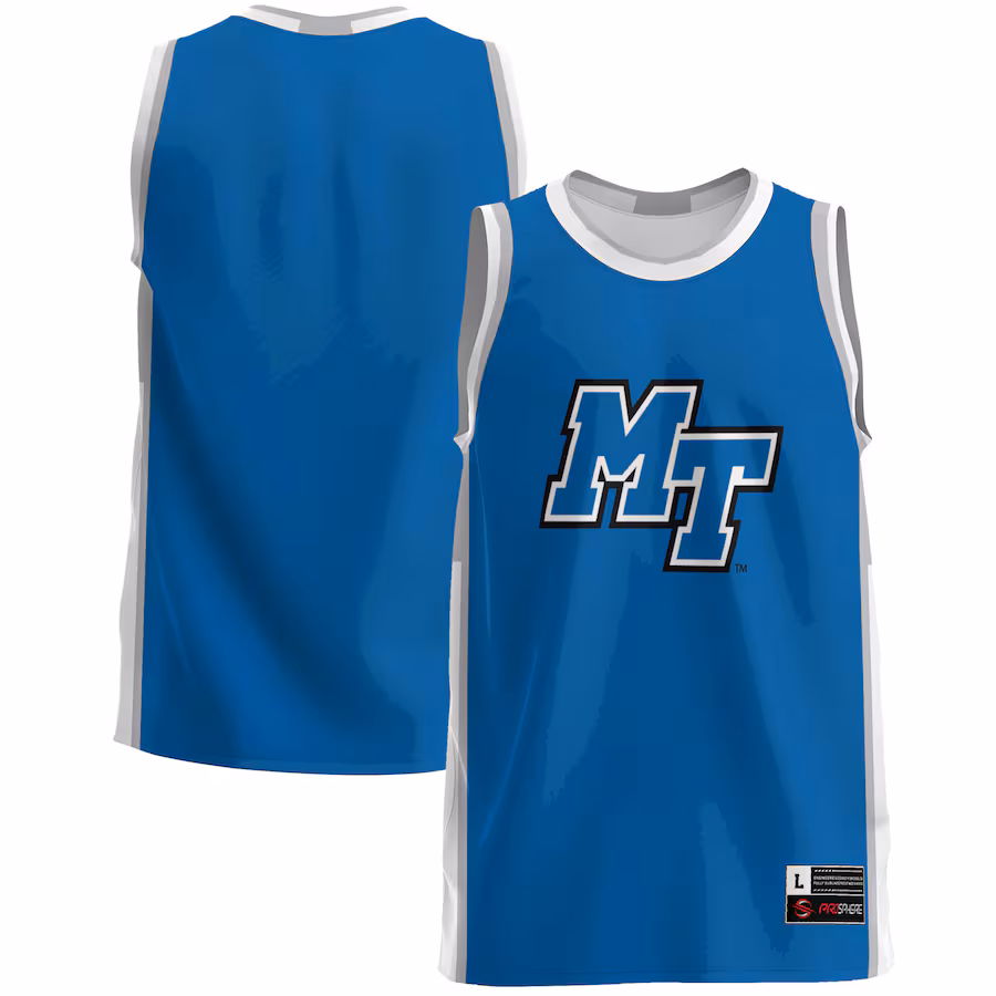 Men's GameDay Greats  Royal MTSU Blue Raiders  Lightweight Basketball Jersey - Ujersey Shop
