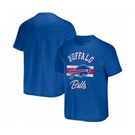 Men's Buffalo Bills Blue x Darius Rucker Collection Stripe T-Shirt - Ujersey Shop