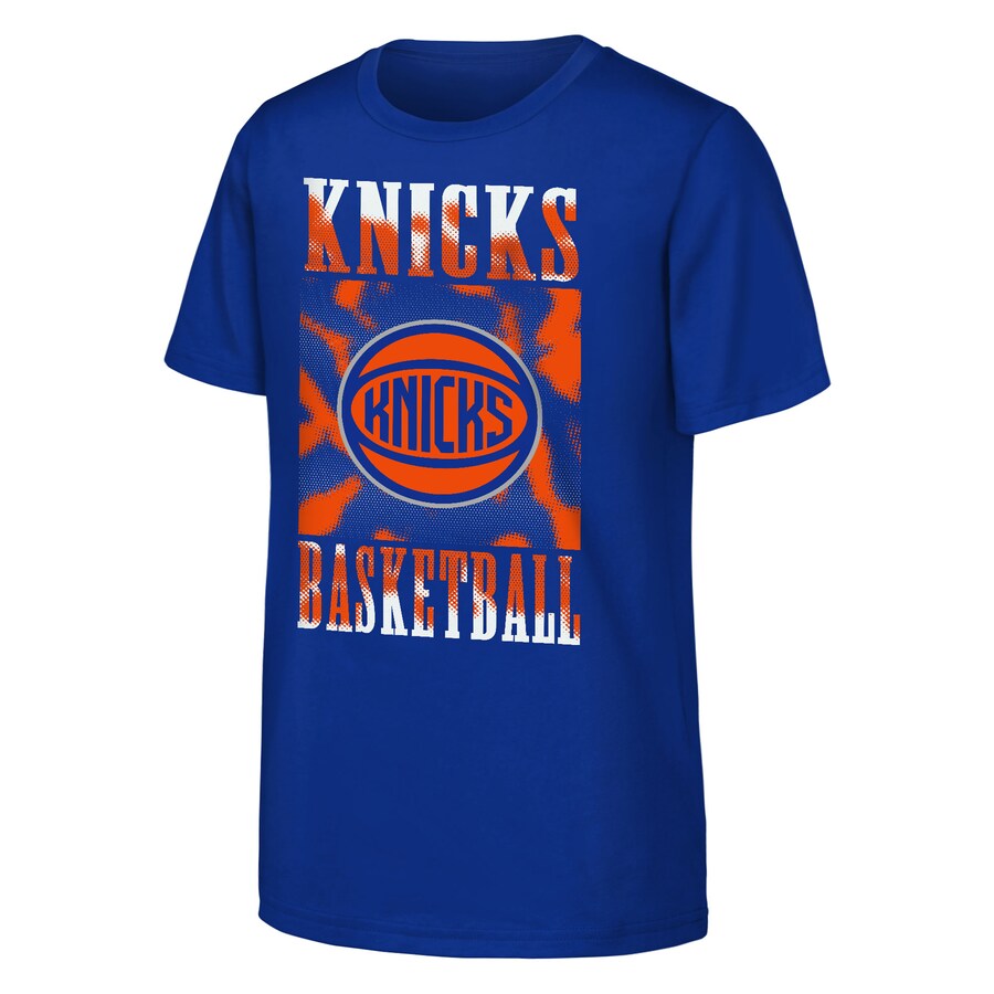 Youth New York Knicks  Blue Garage Hero T-Shirt - Ujersey Shop
