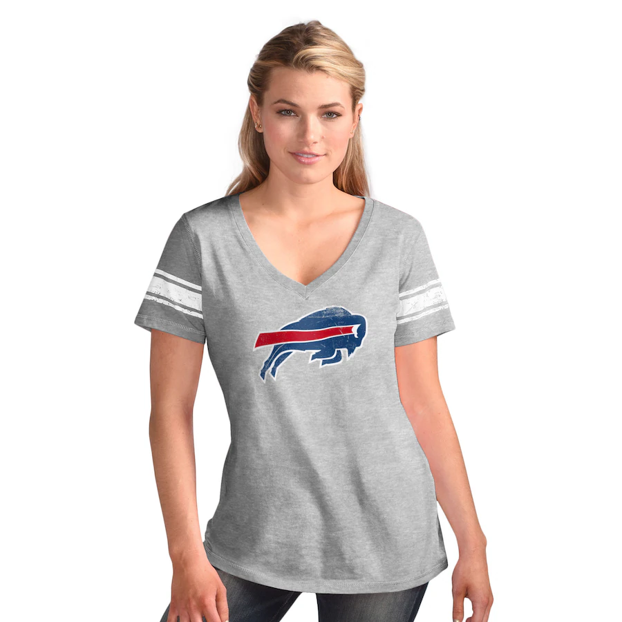 Women's Pittsburgh Steelers WEAR by Erin Andrews x Gracie Hunt Black Draft Me Lace-Up T-Shirt - Ujersey Shop