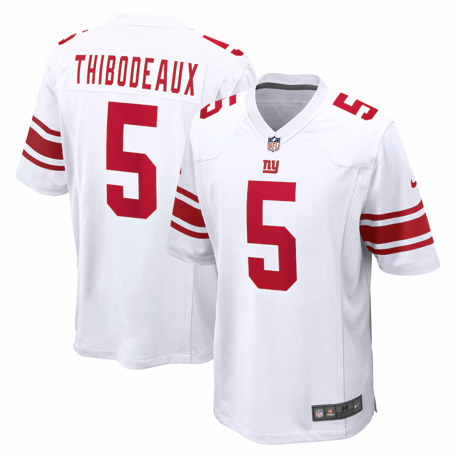 Men's New York Giants Kayvon Thibodeaux Nike White Player Game Jersey - Ujersey Shop