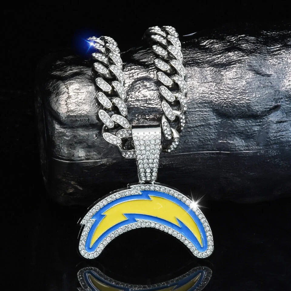 Los Angeles Chargers Pendant Necklace Hip-Hop Jewelry - Ujersey Shop
