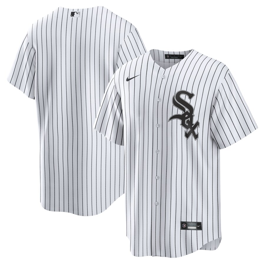 Men's Chicago White Sox Nike White Home Blank Replica Jersey - Ujersey Shop
