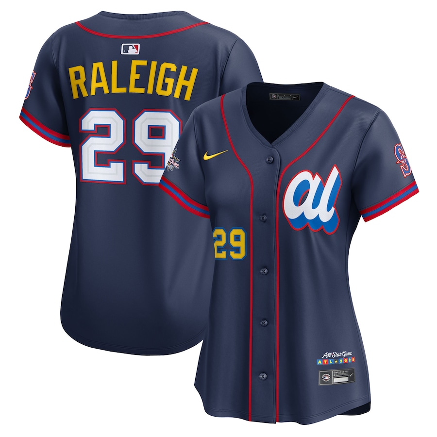 Women's American League Cal Raleigh Nike Navy 2025 All-Star Edition Limited Player Jersey - Ujersey Shop