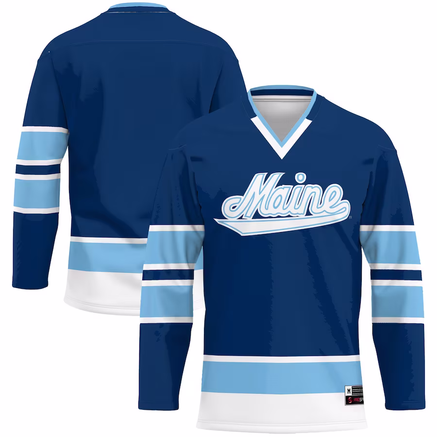 Maine Black Bears GameDay Greats Hockey Jersey - Navy - Ujersey Shop