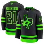 Men's Dallas Stars Jason Robertson Fanatics Black Alternate Premium Jersey - Ujersey Shop