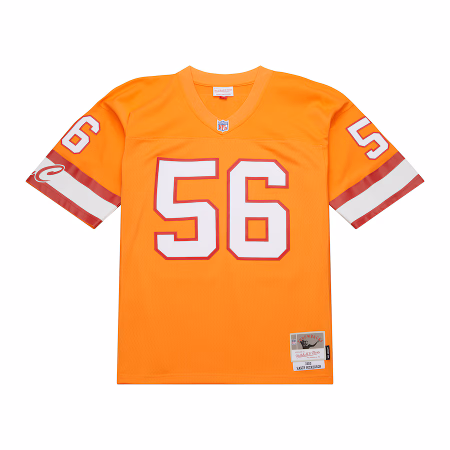 Men's Tampa Bay Buccaneers Hardy Nickerson Mitchell & Ness Orange 1993 Legacy Replica Jersey - Ujersey Shop