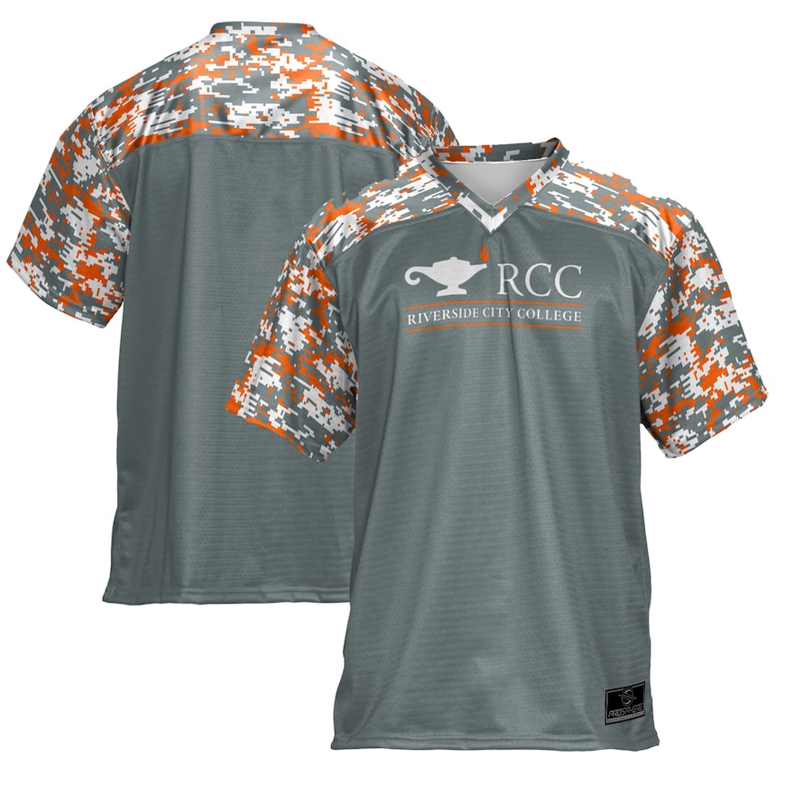 Men's ProSphere  Gray RCC Tigers Football Jersey - Ujersey Shop