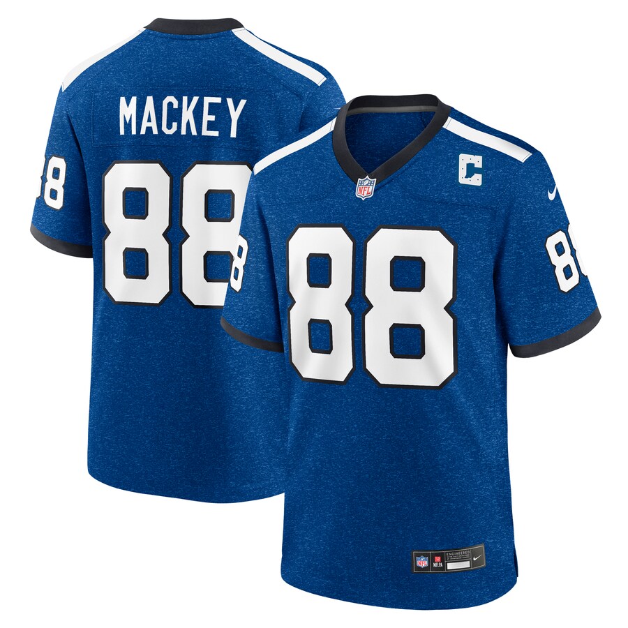Men's Indianapolis Colts John Mackey Nike Blue Retired Player Alternate Game Jersey - Ujersey Shop