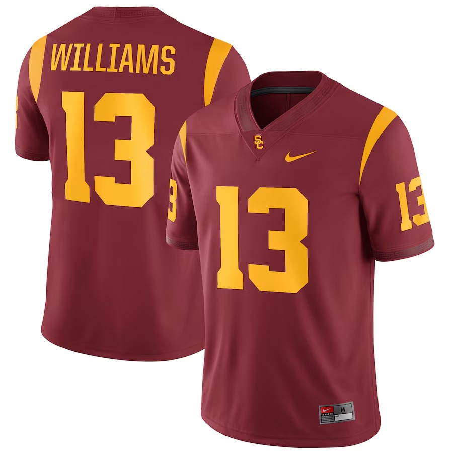 Men's Nike Caleb Williams Cardinal USC Trojans Replica Game Jersey - Ujersey Shop