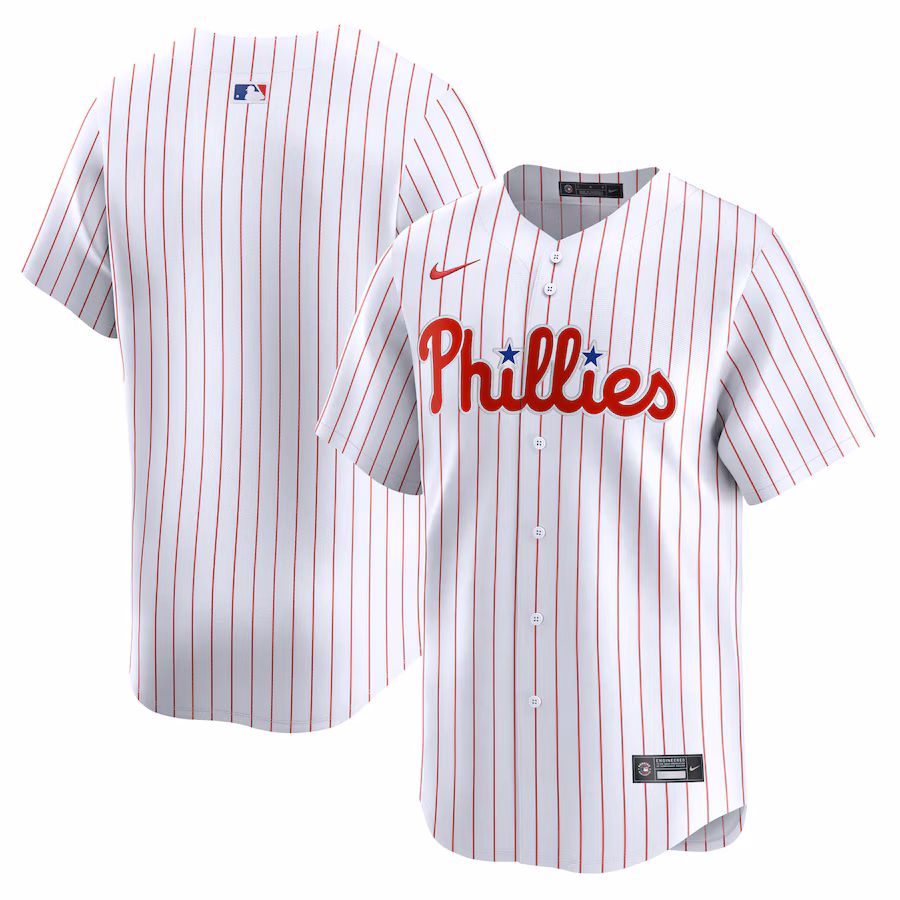 Youth Philadelphia Phillies Nike White Home Limited Jersey - Ujersey Shop