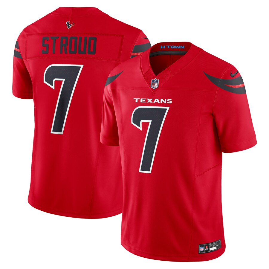 Men's Houston Texans C.J. Stroud Nike Red Alternate Vapor F.U.S.E. Limited Jersey - Ujersey Shop