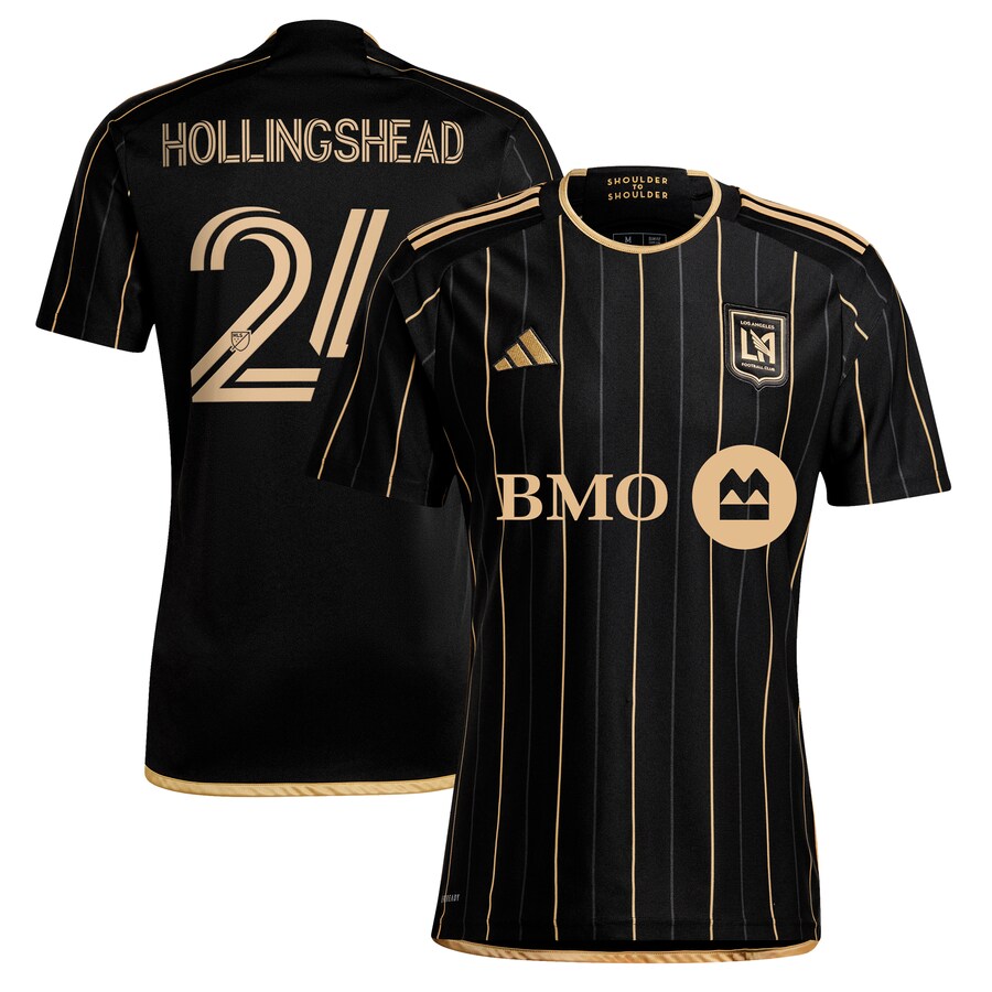 Men's LAFC Ryan Hollingshead adidas Black 2024 Primary Replica Player Jersey - Ujersey Shop