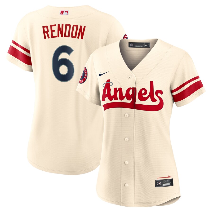 Women's Los Angeles Angels Anthony Rendon Nike Cream City Connect Replica Player Jersey - Ujersey Shop